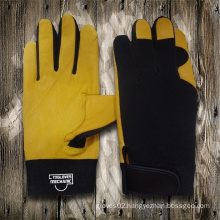 Cowhide Leather Glove-Safety Glove-Mechanic Glove-Machine Glove-Working Leather Gloves